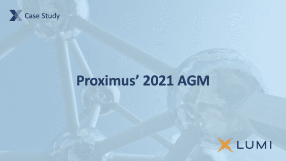 Proximus 2021 AGM: A Case Study