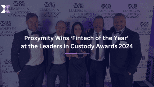 Proxymity wins the Fintech of the Year award