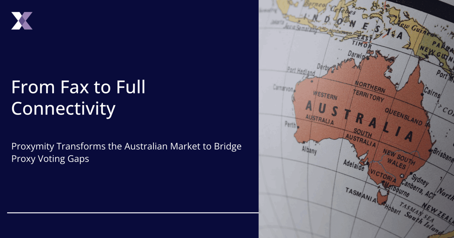Proxymity Transforms the Australian Market from Fax to Full Connectivity