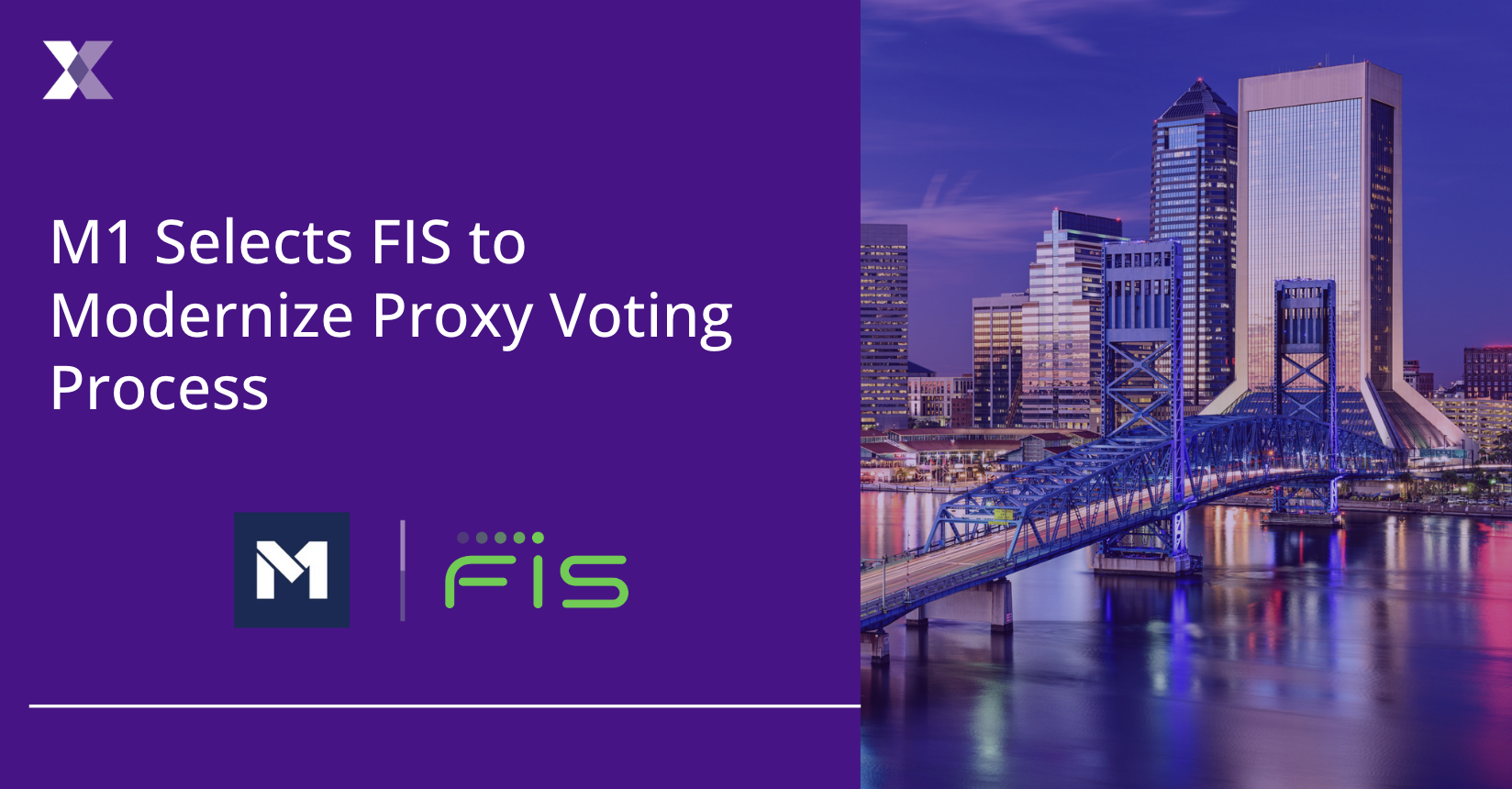 M1 Selects FIS to Modernize Proxy Voting Process
